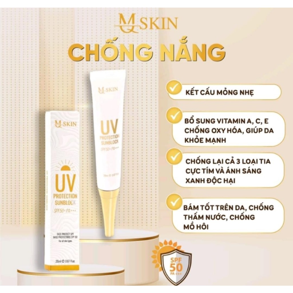 Combo Face Sâm Vàng MQ Skin Chính Hãng Trọn Bộ 4 Món