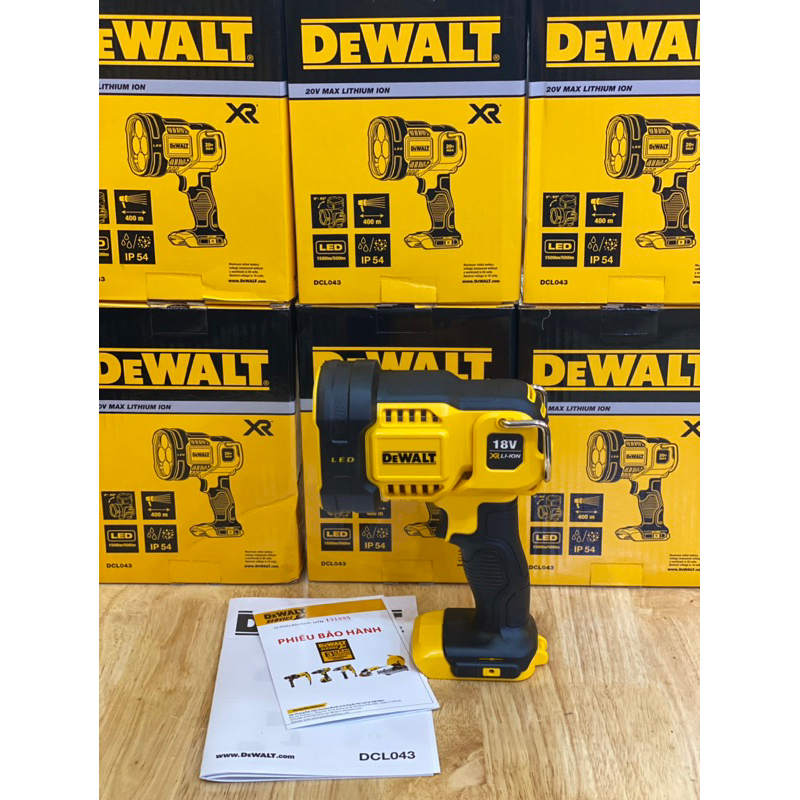 Đèn led dùng pin 18v/20v dewalt Dcl043 - Hàng chính hãng