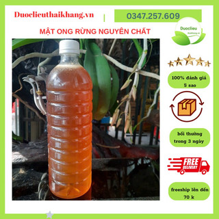 1l mật ong rừng tự nhiên, mật ong ruồi núi rừng nam cát tiên