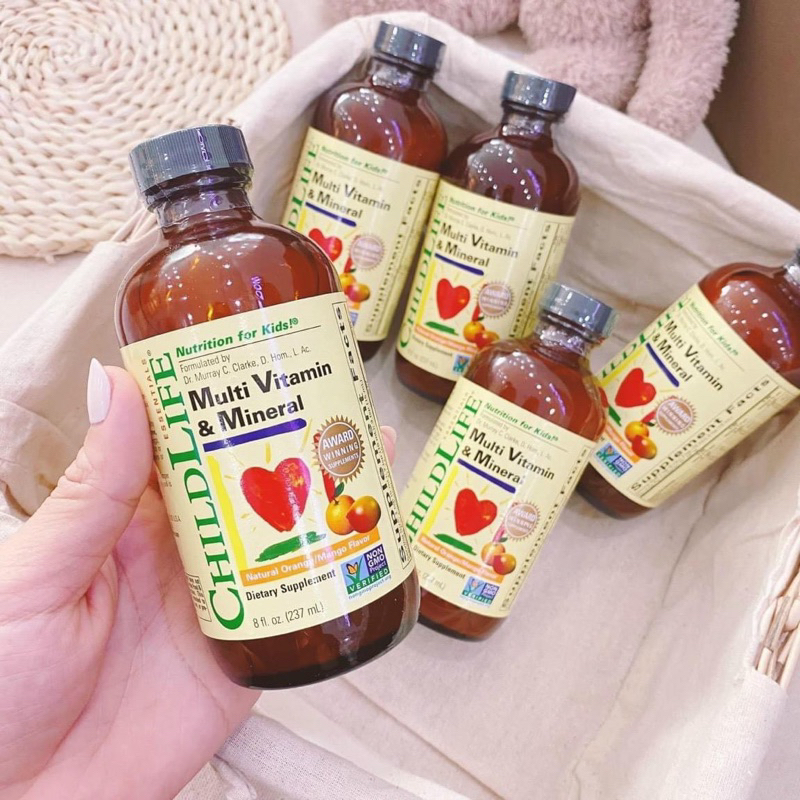 Siro bổ sung vitamin và khoáng chất ChildLife Multi-Vitamin and Mineral 237ml