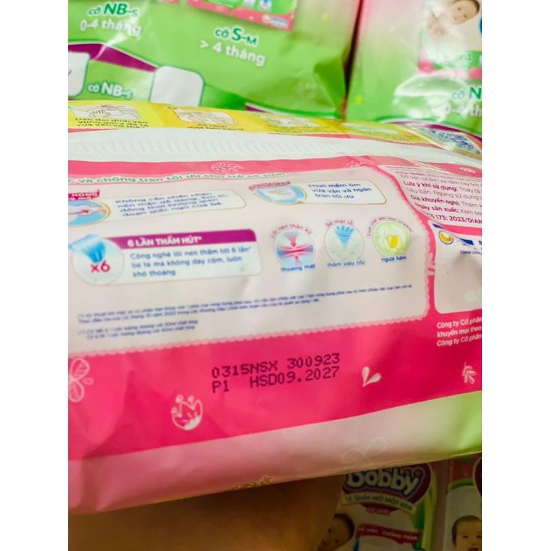 BỈM QUẦN BOBBY  mẫu thế hệ mới dán 1 bên hông