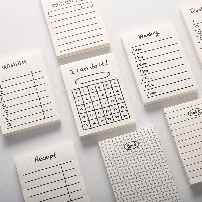 Set 50 Giấy Note Mini Giấy Ghi Chú Tiện Lợi Cho Học Sinh, Sinh Viên Văn Phòng