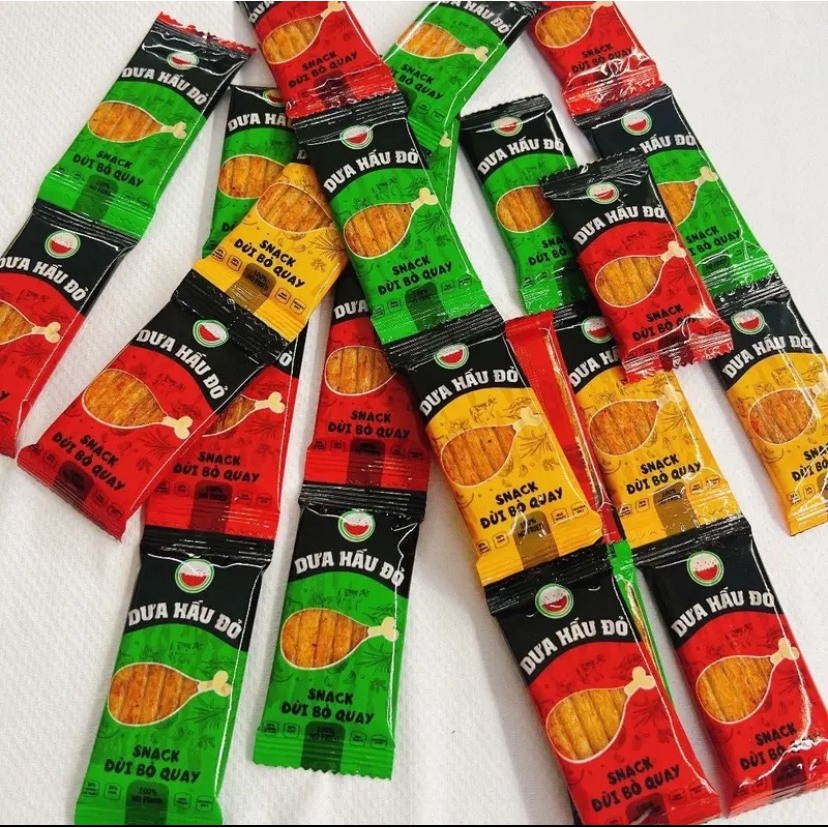 Snack Đùi Bò Quay Dưa Hấu Đỏ