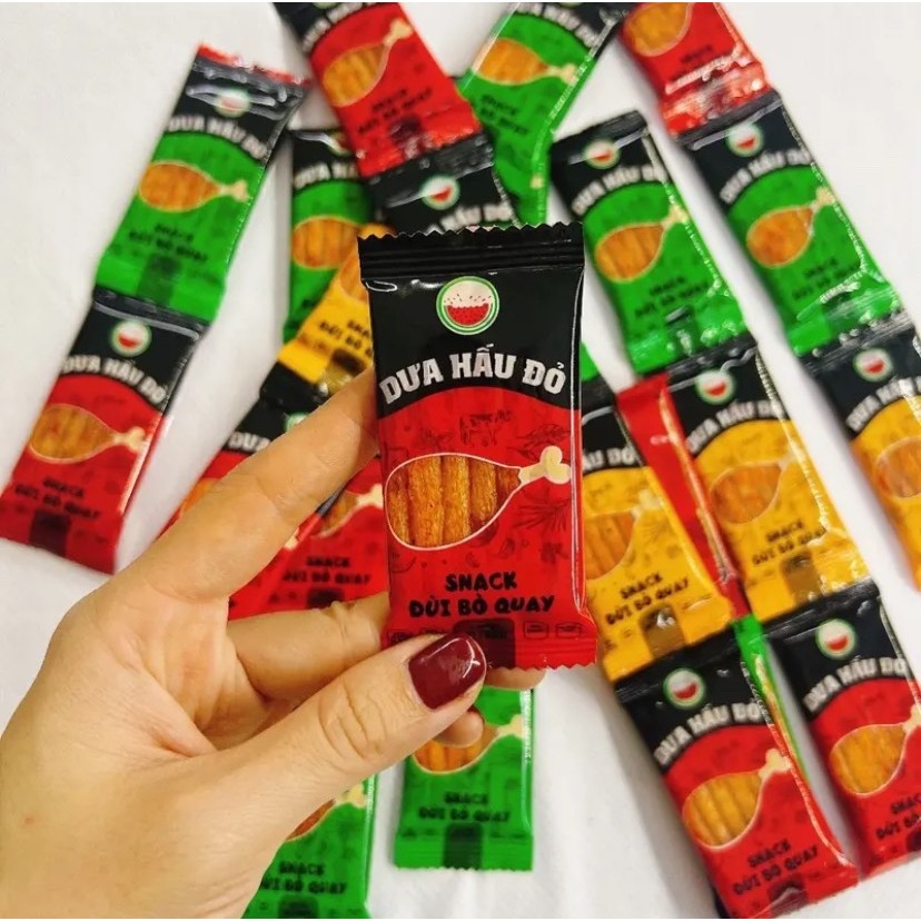 Snack Đùi Bò Quay Dưa Hấu Đỏ