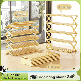 Woodland Kệ để giày dép nhiều tầng gấp gọn lại được dành cho nhà cửa cao