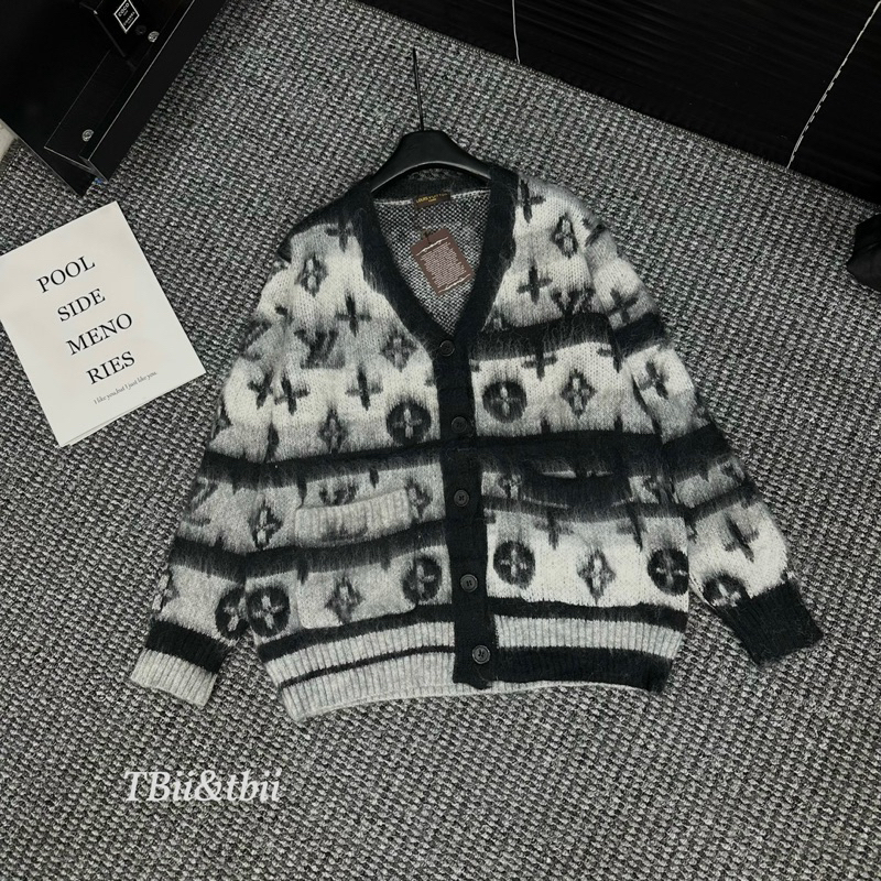 Áo Cadigan Len Lông L.V Siu Cấp