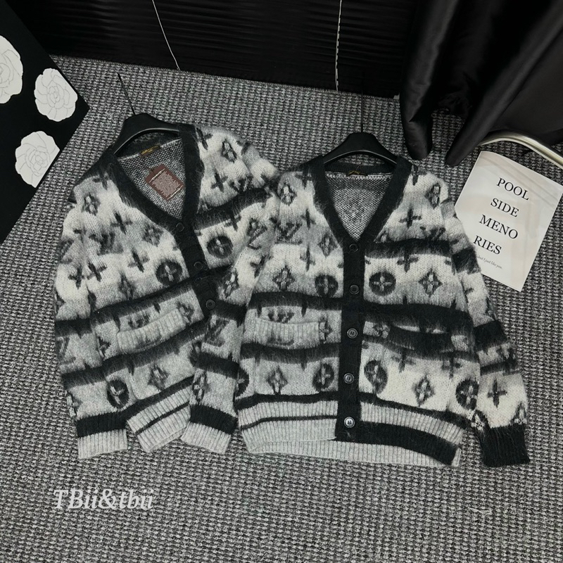 Áo Cadigan Len Lông L.V Siu Cấp