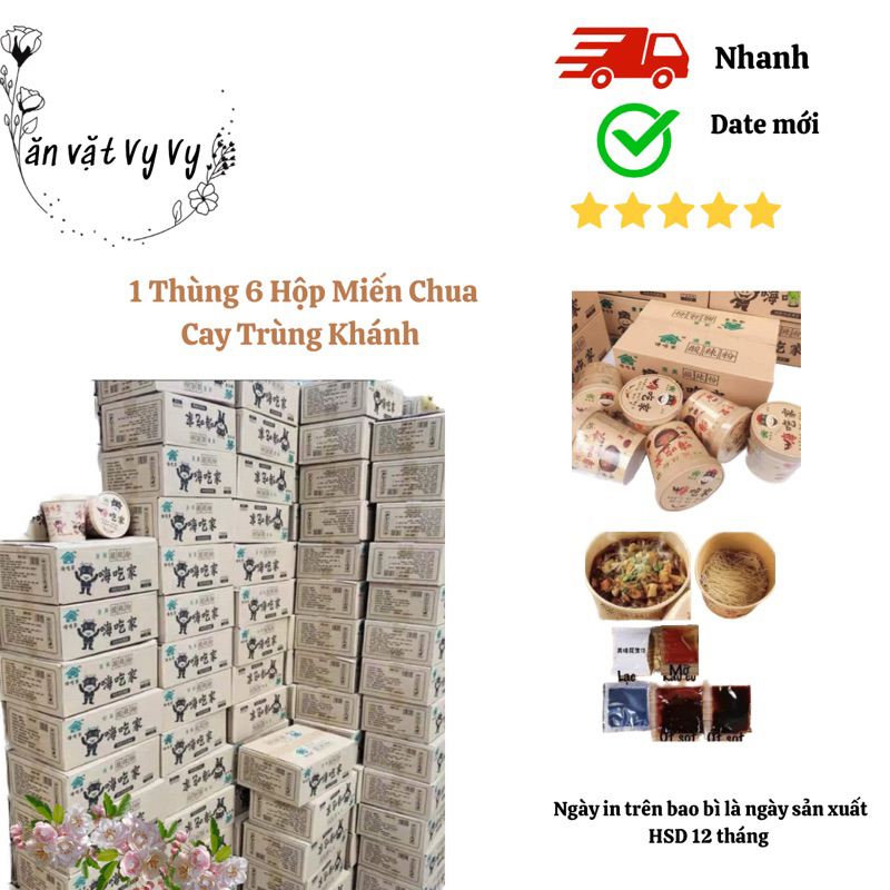 Miến Chua Cay Trùng Khánh Thùng 6hộp
