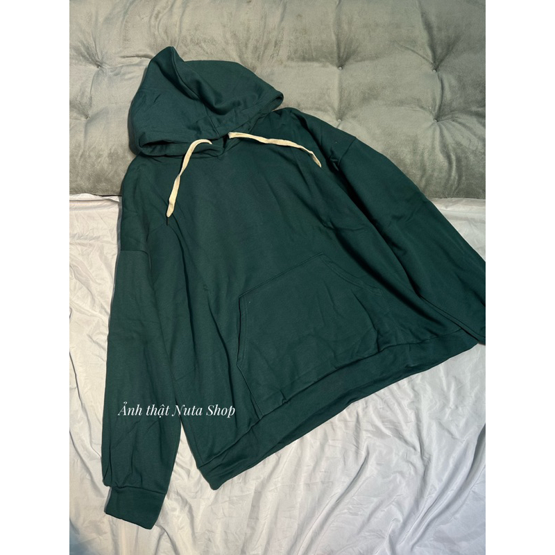 HOODIE TRƠN NỈ BÔNG CÁC MÀU HOT FREESIZE