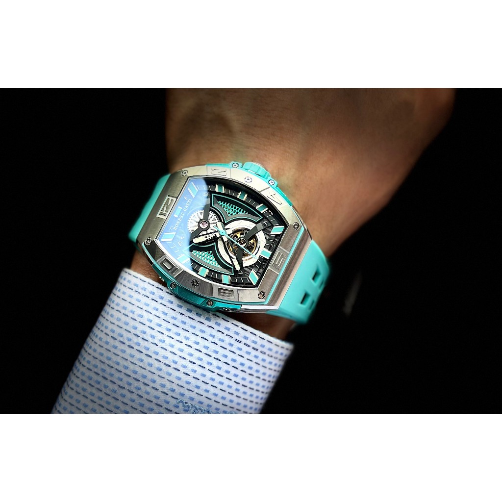 Đồng hồ nam dây cao su Bonest Gatti BG5701-A3