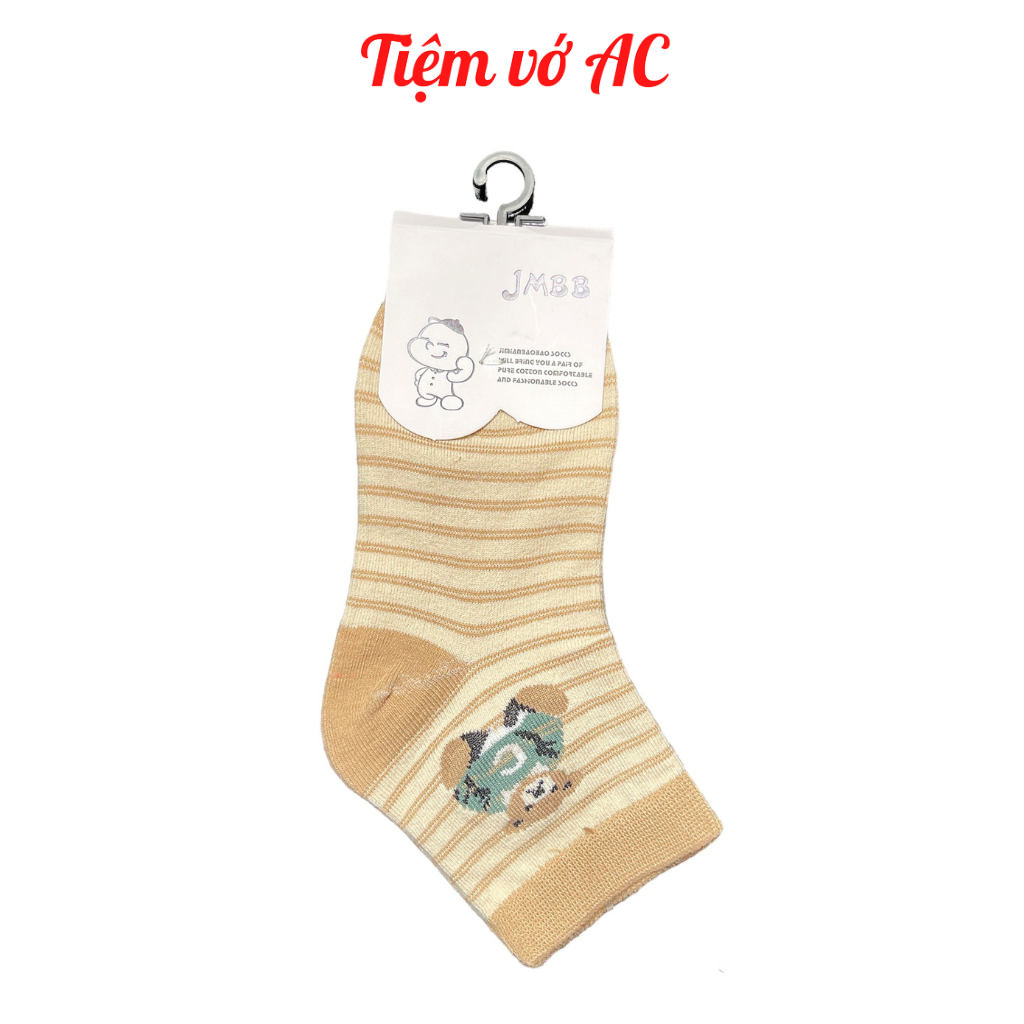 Tất trẻ em cho nam nữ sét 5 đôi hoạ tiết gấu T100