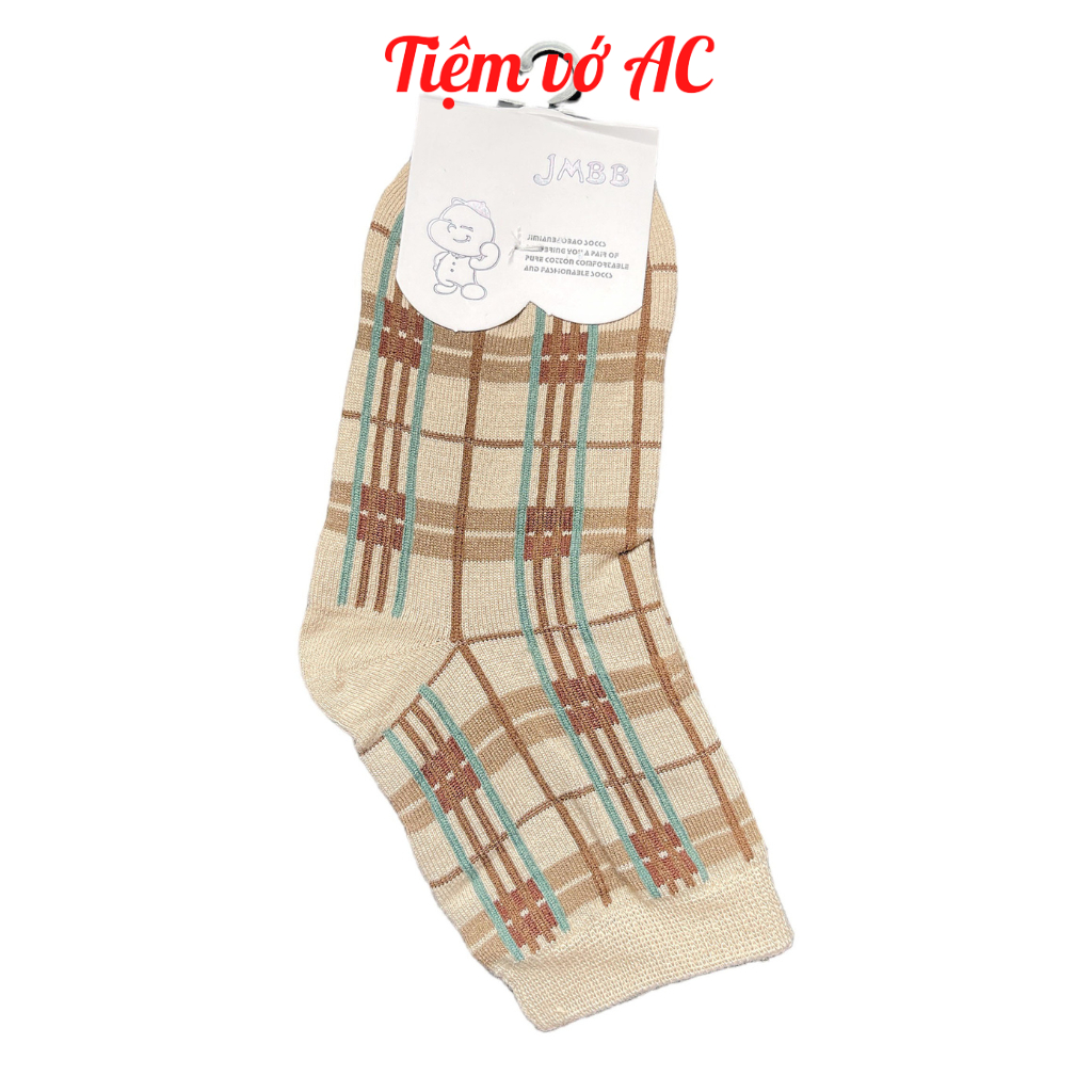 Tất trẻ em cho nam nữ sét 5 đôi hoạ tiết gấu T100
