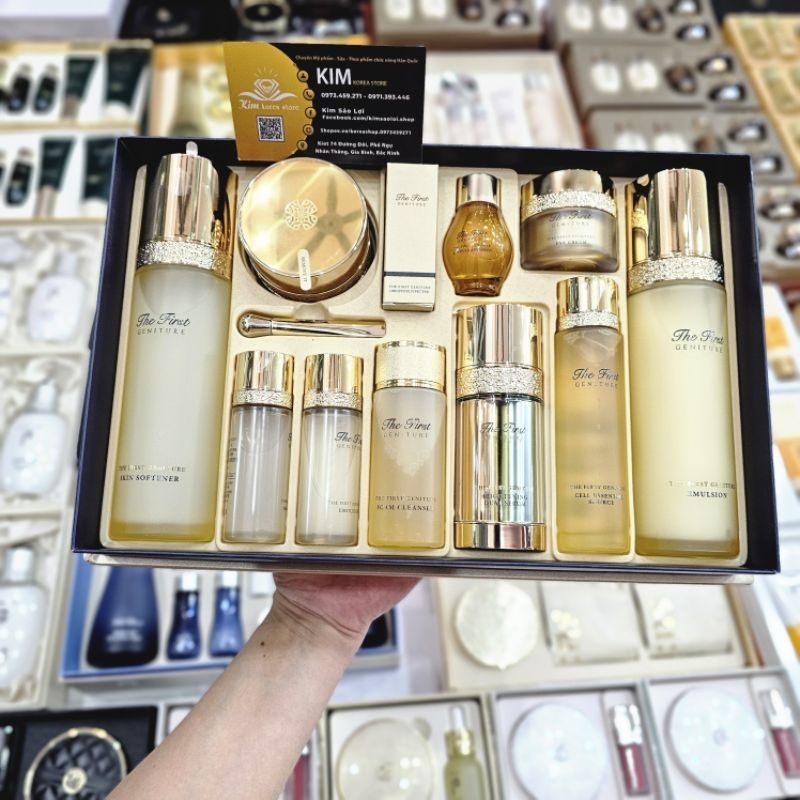 Set dưỡng Ohui tái sinh căng bóng mềm mịn chống lão hóa se khít lỗ chân lông Ohui The first (bill Hàn)