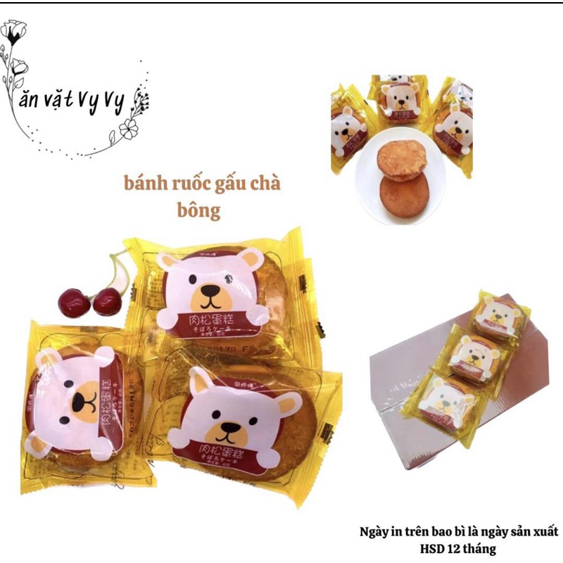 Bánh Ruốc Gấu Chà Bông