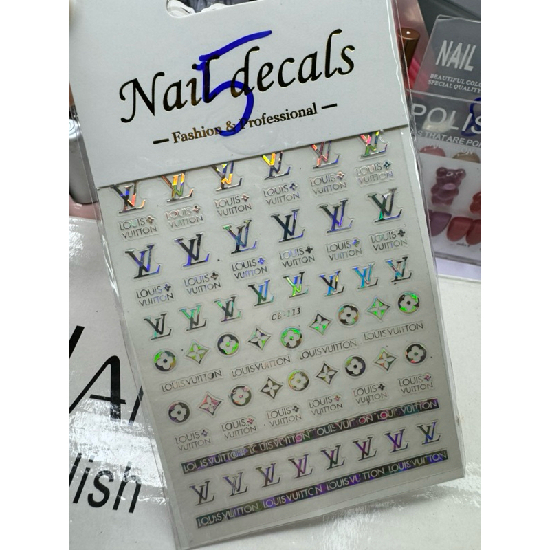 Sticker dán móng tay nail thương hiệu