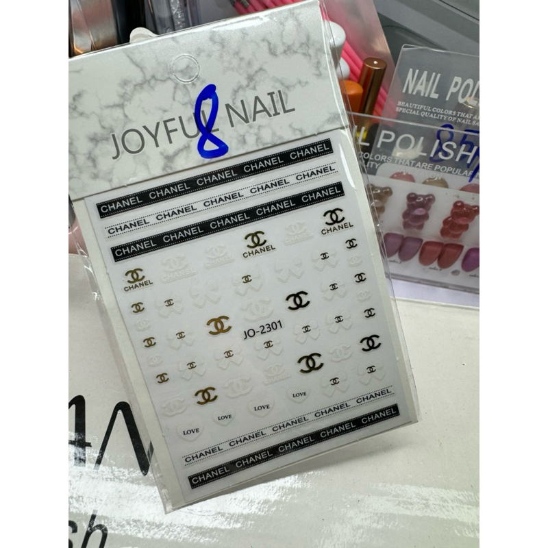 Sticker dán móng tay nail thương hiệu