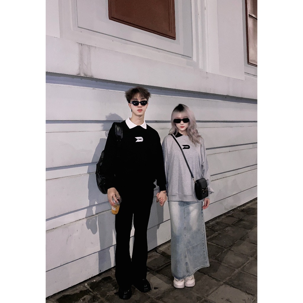 Áo Sweater Devotus Nỉ Chân Cua Cotton 350gsm Unisex Local Brand Fullbox - Thêu logo