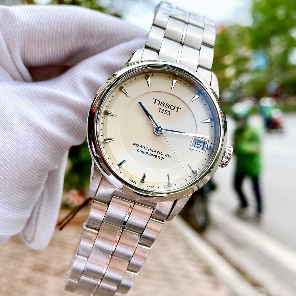 Đồng hồ nữ dây thép Tissot Luxury Powermatic 80 Chronometer T086.208.11.261.00