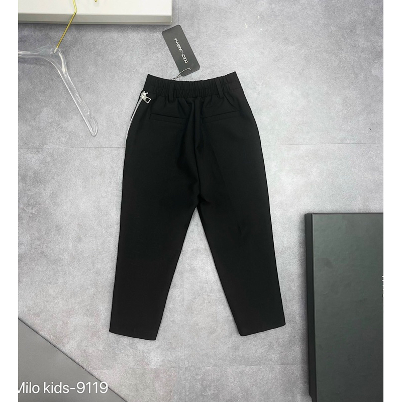 Quần tây cho bé trai mix khoá đơn giản sang trọng trẻ trung, quần vải cho bé lên dáng sang trọng