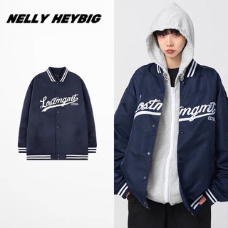 [Sẵn] Áo khoác nelly [7175] bomber dáng unisex form rộng Lostmgmt CITIES (chữ thêu) 69 24 50