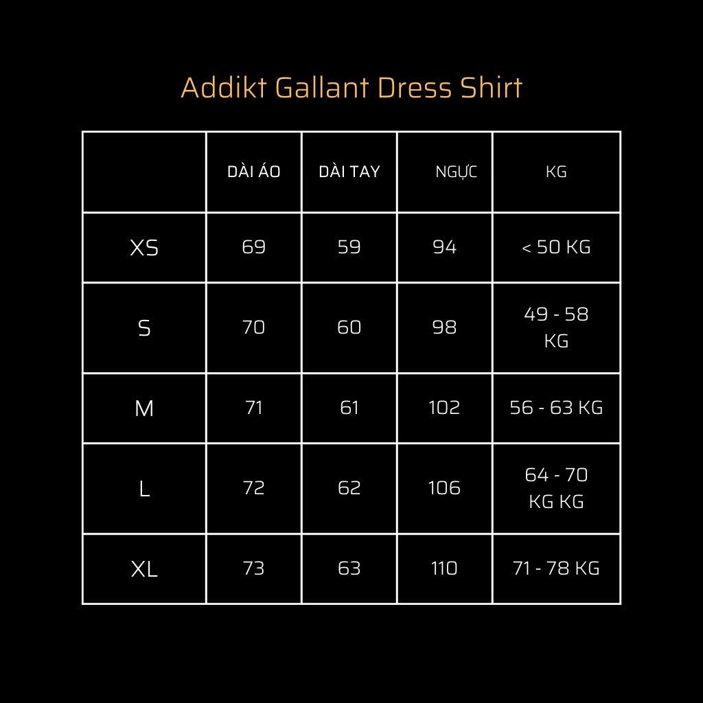 Áo Sơ Mi Addikt Gallant Shirt Màu Đỏ/ Đen/ Trắng