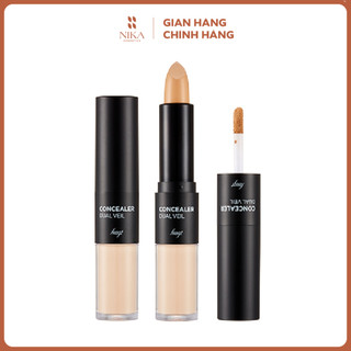 Che Khuyết Điểm 2 Đầu The Face Shop Concealer Dual Veil
