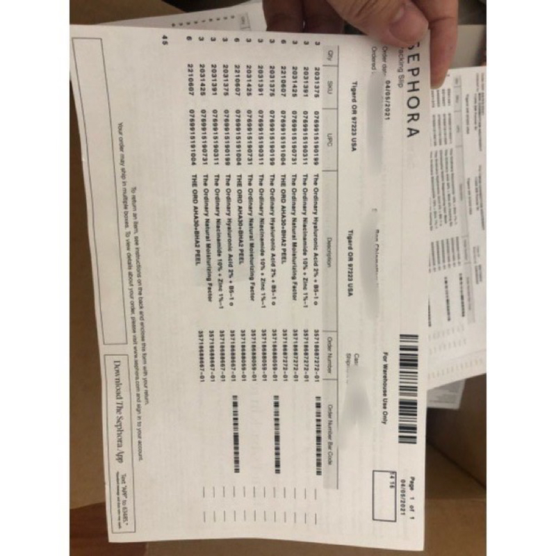 Serum ngừa mụn, sáng da, se khít Niacinamide 10% + Zinc 1% - The Ordinary 30ml