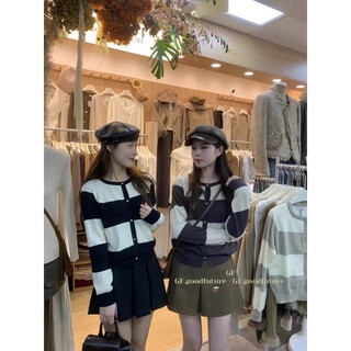 Áo len cardigan Kẻ sọc to Quảng châu