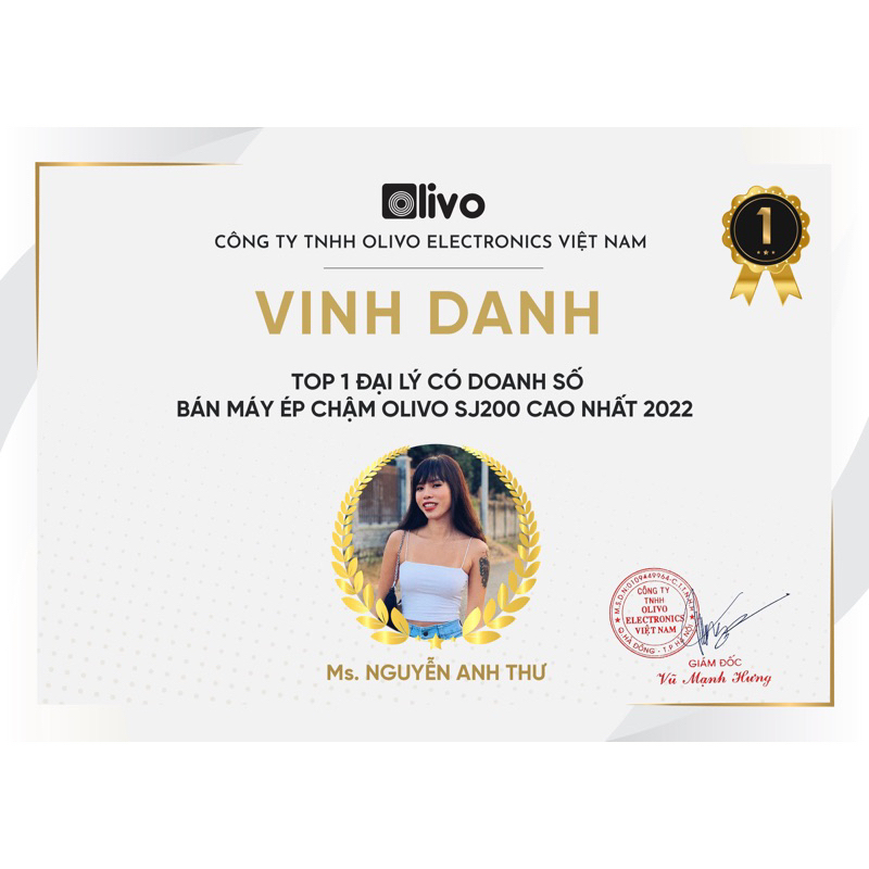 Máy Ép Chậm OLIVO SJ200 - Thương Hiệu Mỹ 🇺🇸