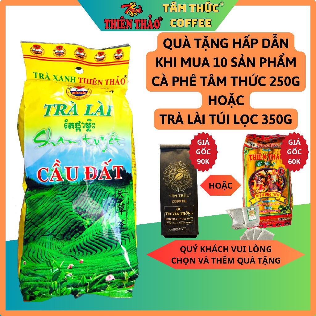 Trà lài Thiên Thảo Shan tuyết Cầu Đất 280g đặc sản Đà Lạt_HÀNG CÔNG TY