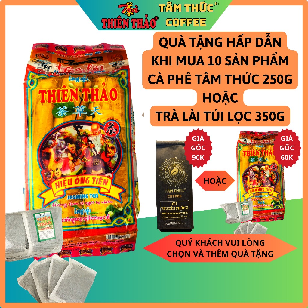 Trà túi lọc lài Thiên Thảo 350g/60 tép_ĐẶC SẢN ĐÀ LẠT_HÀNG CÔNG TY