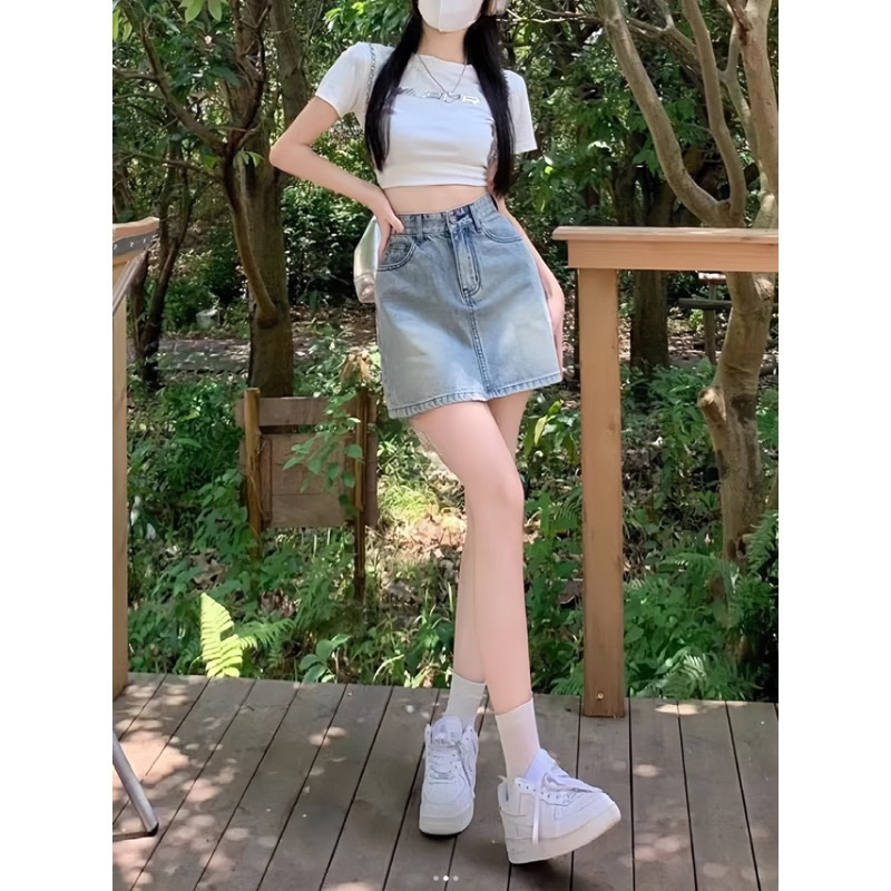 Chân Váy Jeans Ngắn