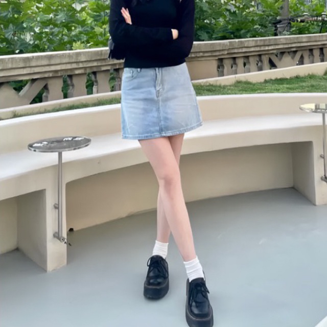 Chân Váy Jeans Ngắn