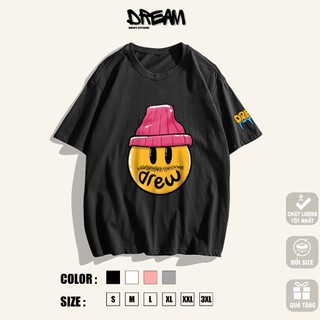 Áo thun nam nữ áo đôi hình mặt cười đáng yêu chất cotton hàn cao cấp phom Unisex big size 40-105kg nhiều mầu
