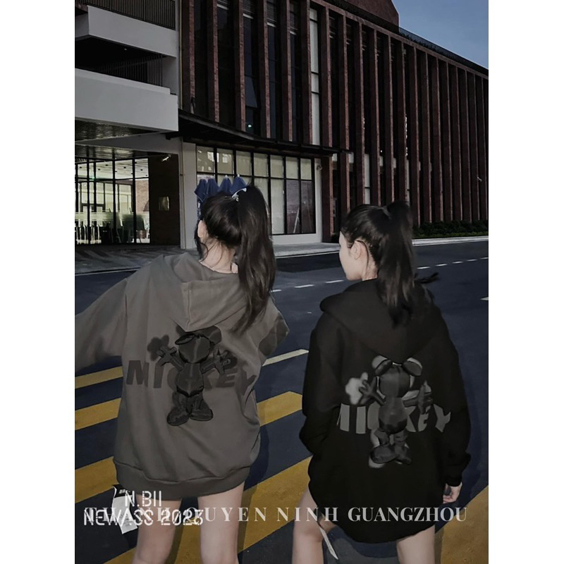 Áo hoodie micki tặng gấu ảnh thật