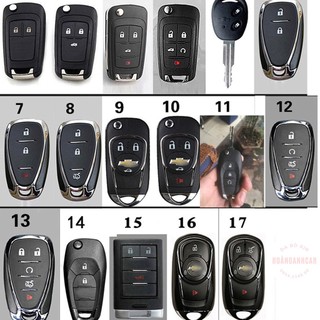 Bao da bọc chìa khoá các dòng xe ô tô Chevrolet, ốp bọc chìa khoá ốp khoá Chevrolet chât liệu da bò thật