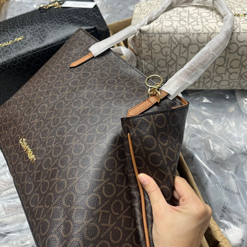 Túi calvin klein tote đeo vai nữ