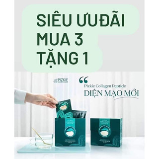 COMBO 3 GÓI COLLAGEN CÁ HỒI PIZKIE TẶNG 1