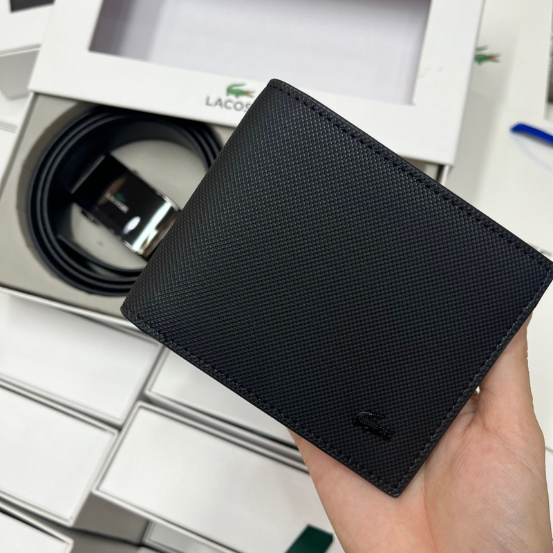 Set nịt ví lacoste cho nam