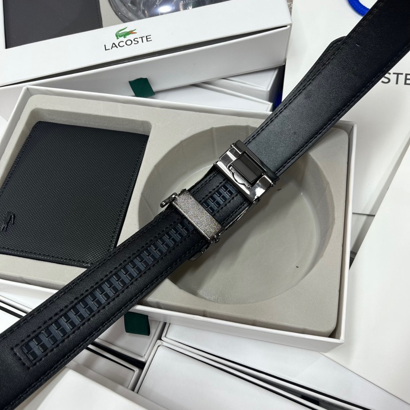 Set nịt ví lacoste cho nam