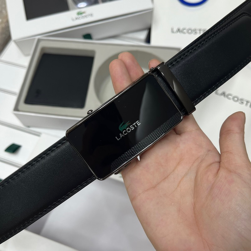 Set nịt ví lacoste cho nam