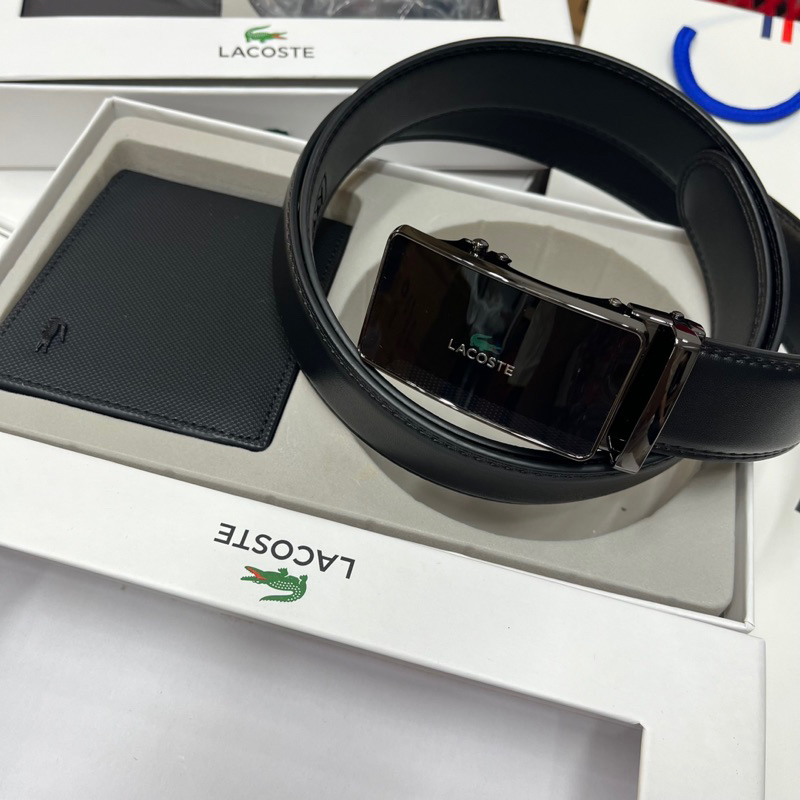 Set nịt ví lacoste cho nam
