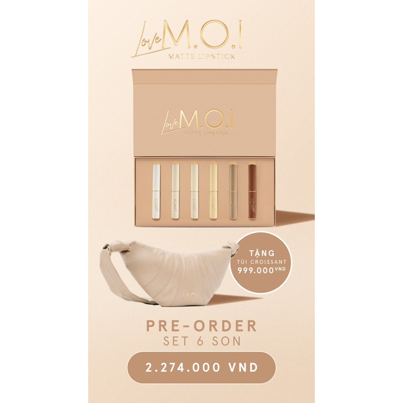 BỘ SƯU TẬP SON THỎI LOVE M.O.I PHIÊN BẢN CAO CẤP