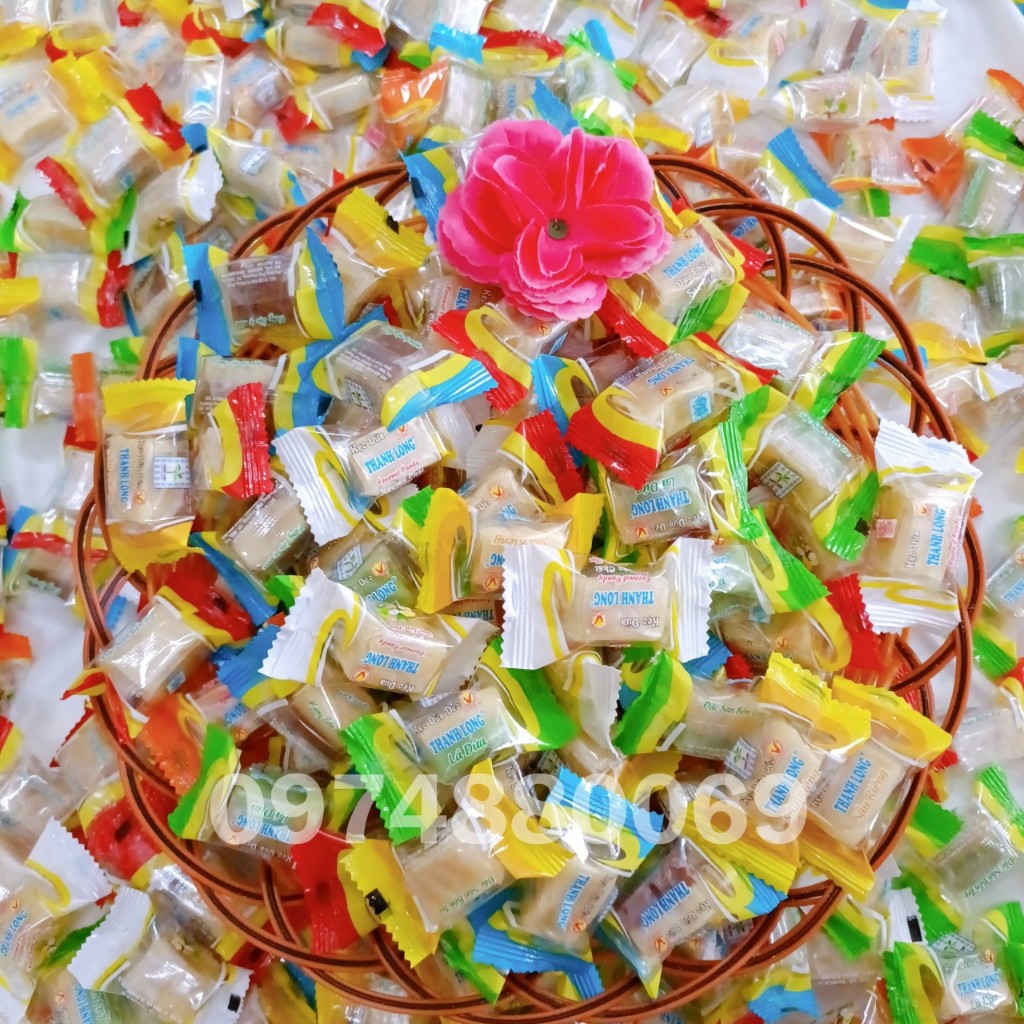Kẹo dừa sáp không đường Bến Tre 1kg