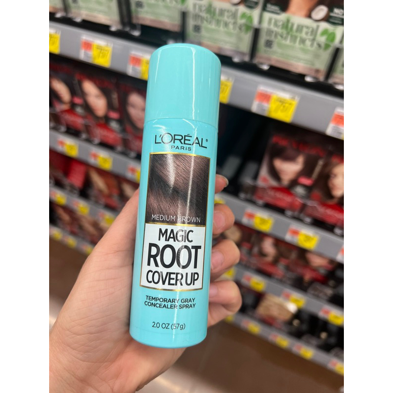 Xịt phủ chân tóc bạc L’oreal Magic Root Cover Up 57g (USA)