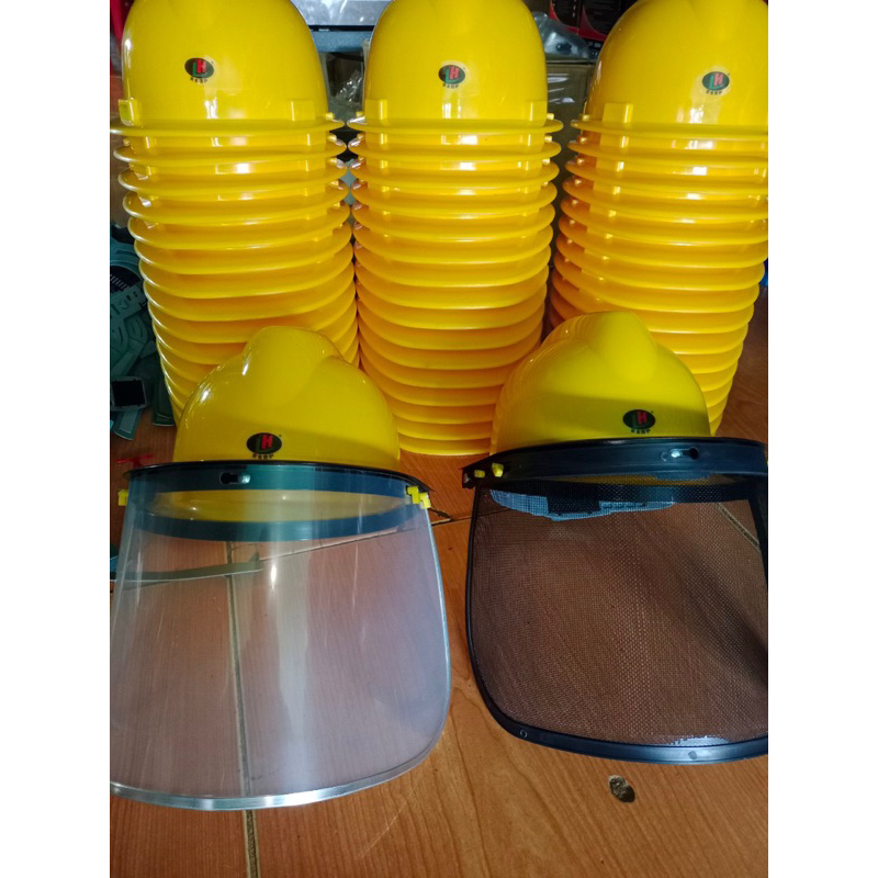 MŨ BẢO HỘ CÔNG NHÂN LOẠI LƯỚI DÙNG ĐỂ PHÁT CỎ - HÀN - CẮT - MÀI