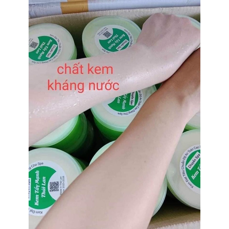 KEM BODY THÁI XANH-Kem Body Cốt Tẩy Thái Lan Hộp 500g