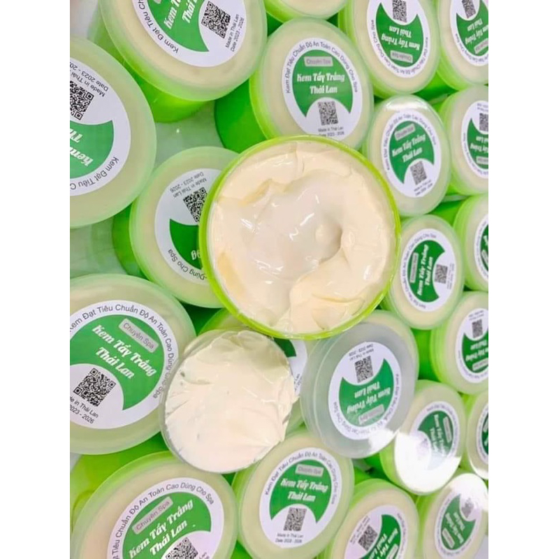 KEM BODY THÁI XANH-Kem Body Cốt Tẩy Thái Lan Hộp 500g