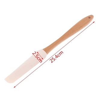 1 Phới Silicone Cán Gỗ Kích Thước 23 cm