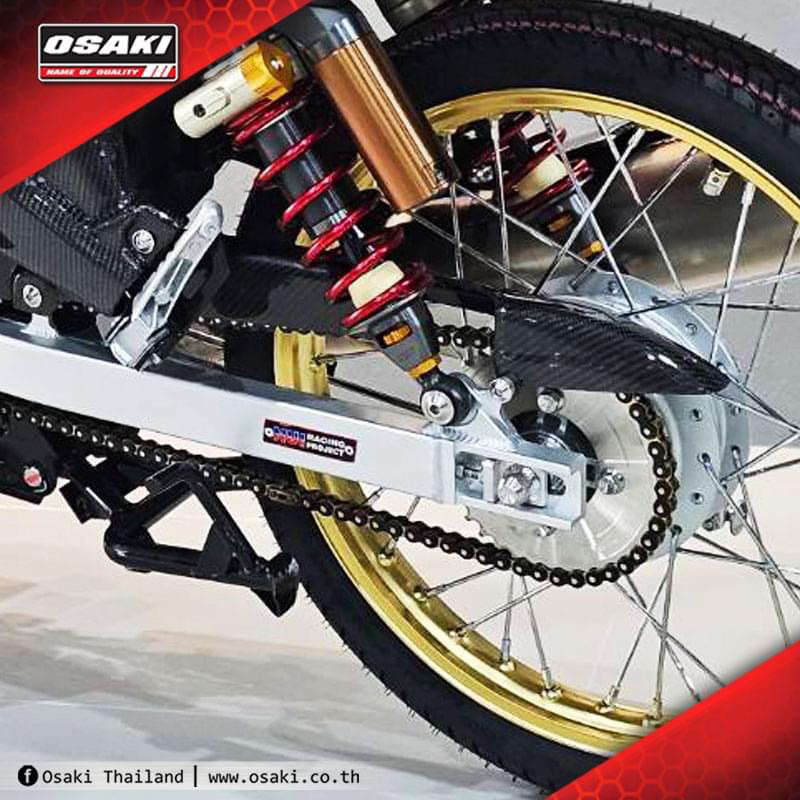 Bộ nhông sên dĩa màu đẹp hiệu Osaki Thailand cho xe Future fi Drem,Wave,Si,Ju.